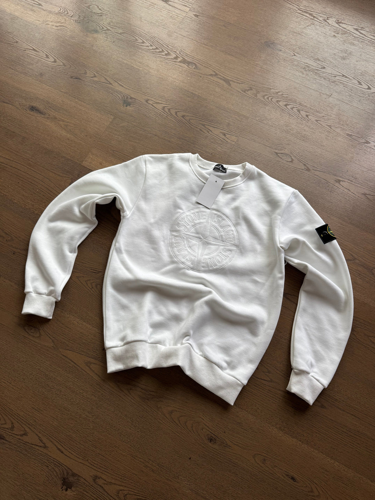 SUDADERA STONE ISLAND M1 - BLANCO
