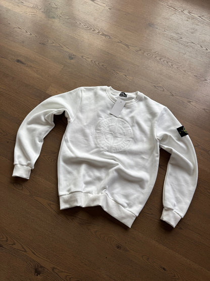 SUDADERA STONE ISLAND M1 - BLANCO