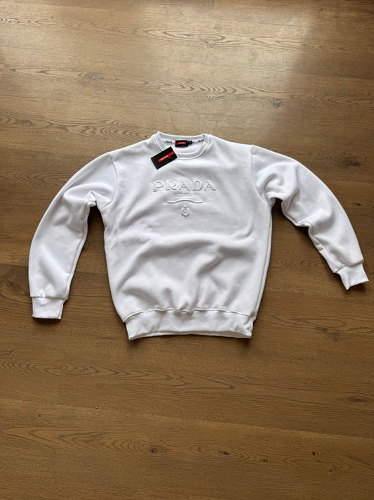 SUDADERA PRADA M1 - BLANCO
