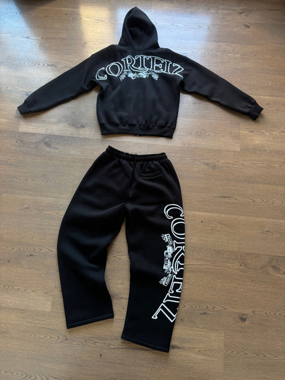 CONJUNTO CORTEIZ OVERSIZE M1 - NEGRO
