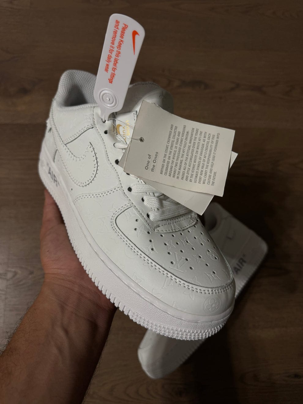 NIKE AIRFORCE 1 x LV - BLANCAS
