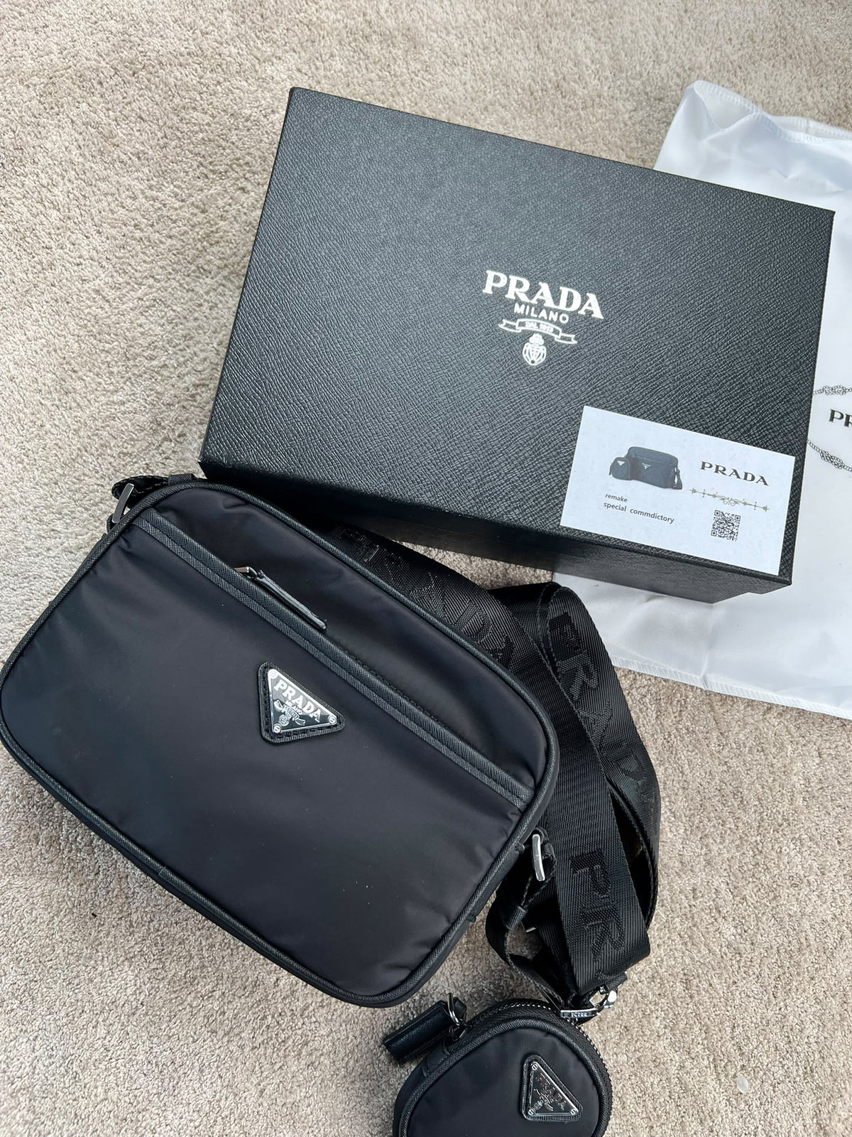 BOLSO HOMBRE - PRADA - M3